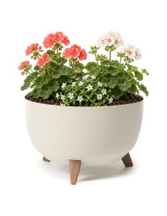 Vasque ronde L Ø40 × 25 cm mate, 21 L – Coton
