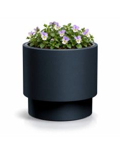 Blumentopf rund Ø30 × 28 cm Matt, 17 L – Anthrazit | Töpferkönig