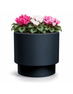 Bloempot rond Ø47 × 44 cm mat, 69 L – Antraciet | Töpferkönig