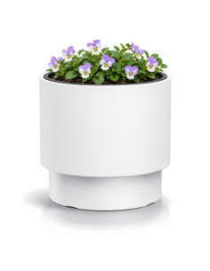 Blumentopf rund Ø30 × 28 cm Matt, 17 L – Weiß | Töpferkönig