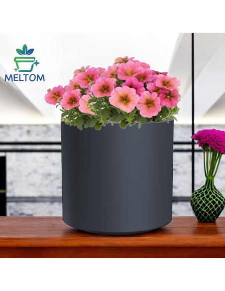 Blumentopf Kunststoff XXL mit Einsatz Anthrazit 74L/30L