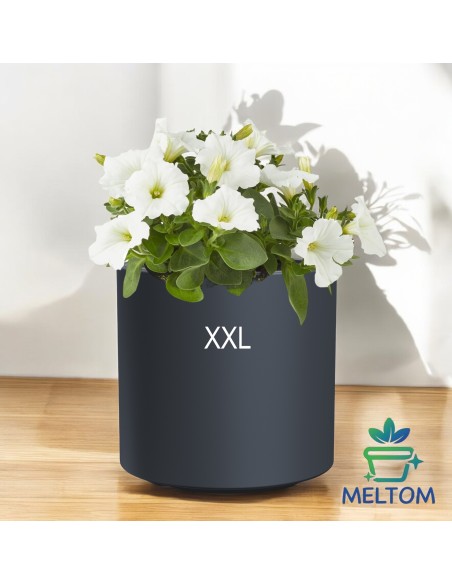 Blumentopf Kunststoff XXL mit Einsatz Anthrazit 74L/30L