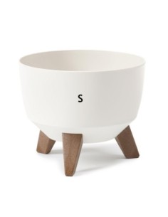 Vasque ronde S Ø24 × 20 cm mate, 5,1 L – Crème | Töpferkönig