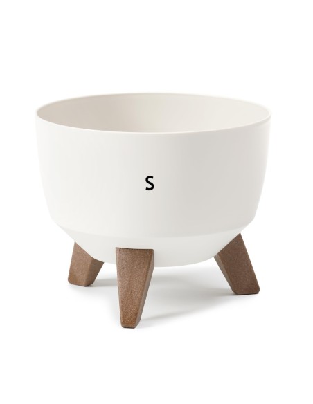 Vasque ronde S Ø24 × 20 cm mate, 5,1 L – Crème | Töpferkönig