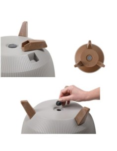 Vasque ronde S Ø24 × 20 cm mate, 5,1 L – Crème | Töpferkönig 2
