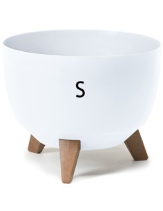 Vasque ronde S Ø24 × 20 cm mate, 5,1 L – Blanc | Töpferkönig