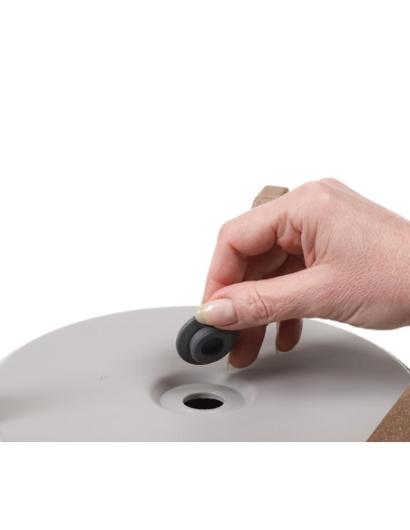 Cuenco para plantas redondo L Ø40 × 25 cm mate, 21 L – Blanco | Töpferkönig