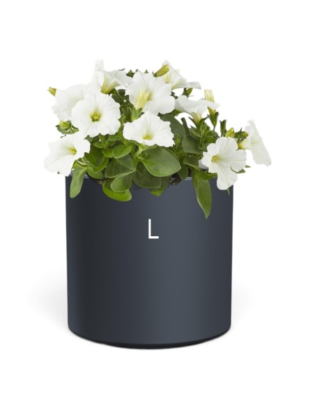 Vaso rotondo Ø30 × 29 cm opaco, 19 L – Antracite | Töpferkönig