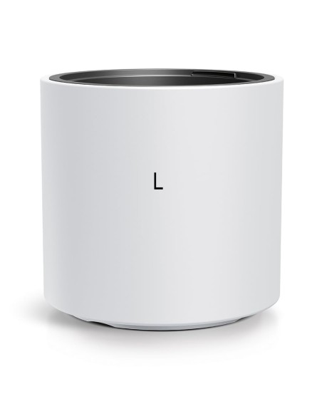 Vaso rotondo Ø30 × 29 cm opaco, 19 L – Bianco | Töpferkönig