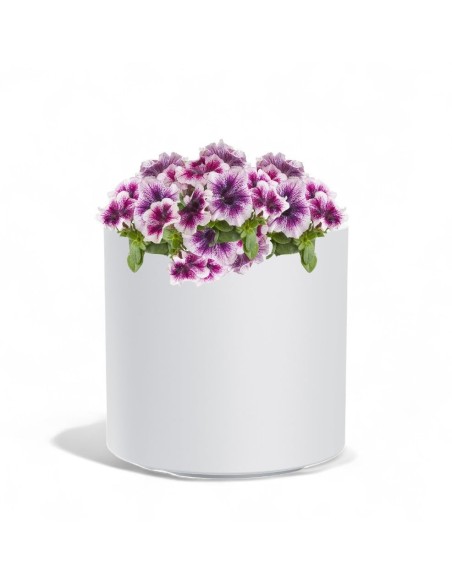 Pot de fleurs rond Ø30 × 29 cm mat, 19 L – Blanc | Töpferkönig