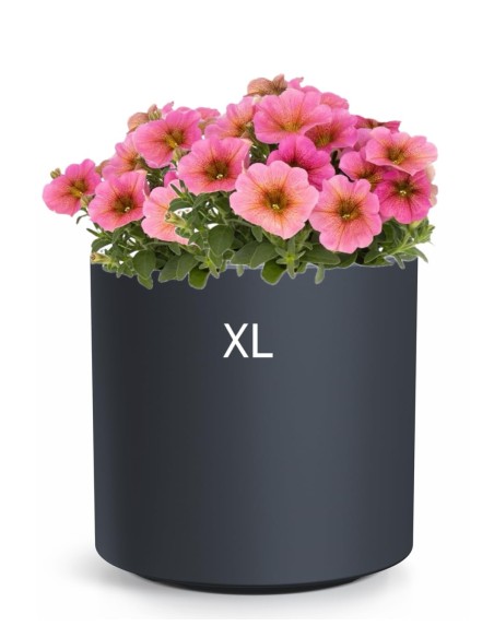 Vaso rotondo Ø39 × 38 cm opaco, 44 L – Antracite | Töpferkönig