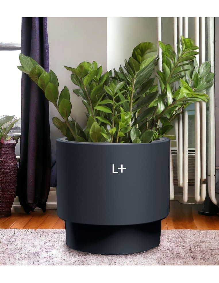 Bloempot rond Ø30 × 28 cm mat, 17 L – Antraciet | Töpferkönig