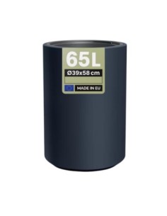 Fioriera rotonda alta Ø39 × 58 cm opaca, 65 L – Antracite | Töpferkönig