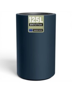 Macetero redondo alto Ø47 × 76 cm mate, 125 L – Antracita | Töpferkönig