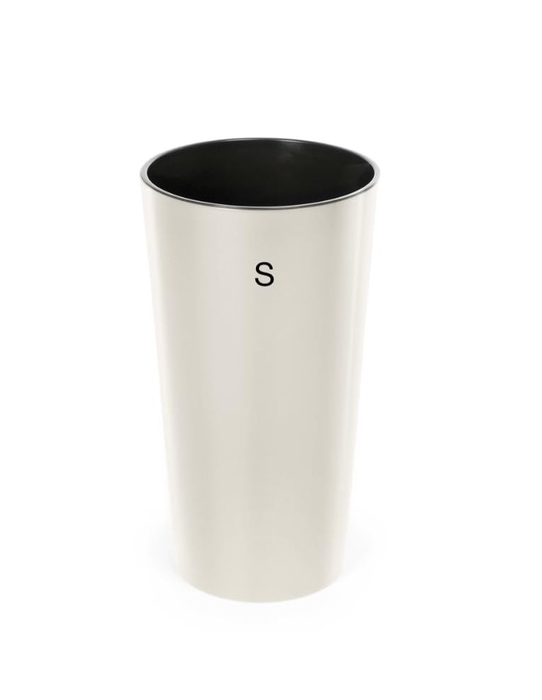 Pot haut rond S Ø14 × 26 cm brillant, 2,9 L – Crème | Töpferkönig
