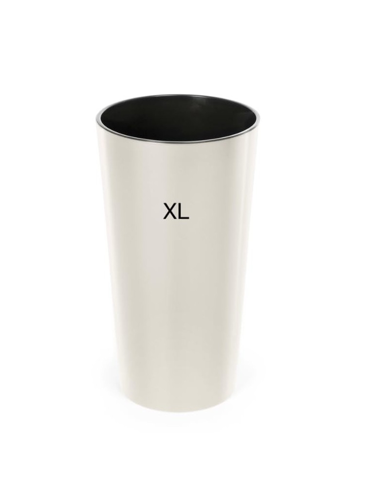 Pot haut rond XL Ø29 × 57 cm brillant, 28,4 L – Crème | Töpferkönig