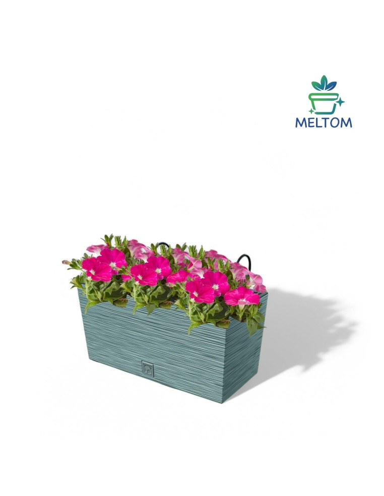 Blumenkasten XL 40 × 18 × 20 cm Beton-Optik, 12 L – Beton Grau | Töpferkönig