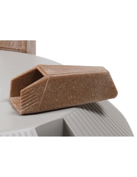 Pflanzschale rund gerillt M Ø29 × 23 cm, 9,3 L – Creme | Töpferkönig