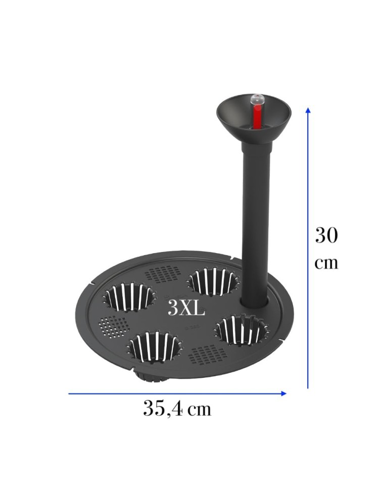 Bewateringssysteem rond Ø35 cm met waterniveau-indicator | Töpferkönig