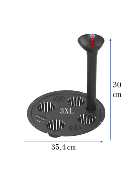 Bewateringssysteem rond Ø35 cm met waterniveau-indicator | Töpferkönig
