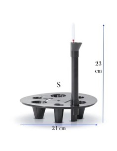 Système d'arrosage rond Ø21 cm avec indicateur de niveau d'eau | Töpferkönig