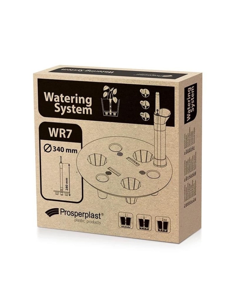 Bewässerungssystem rund Ø34 cm mit Wasserstandsanzeiger | Töpferkönig