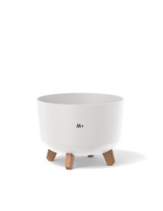 Plantenschaal rond op pootjes Ø29 × 22 cm mat, 9,8 L – Wit | Töpferkönig