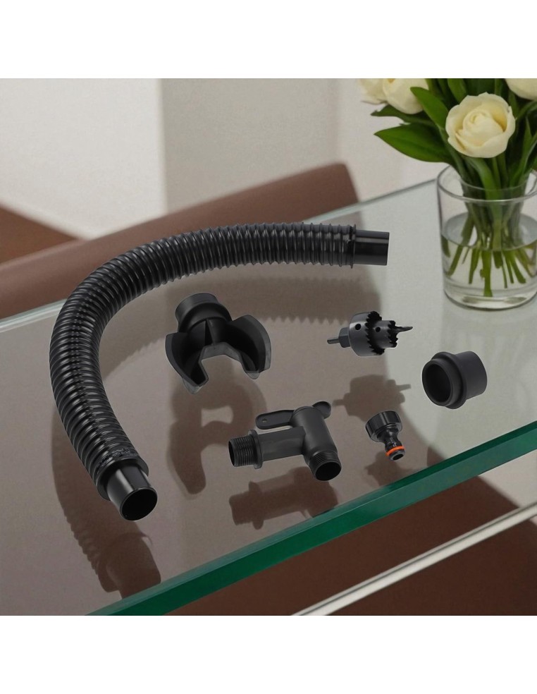 Set di collegamento con rubinetto per cisterna per acqua piovana 240 L | Töpferkönig